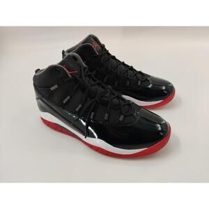 Jordan Prime Flight Premium Sneakers Mens‎ Size 10.5 Blackv Patent Leather